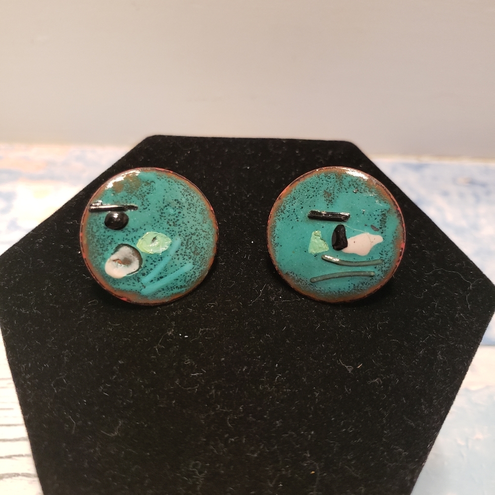 Vintage Abstract Earrings